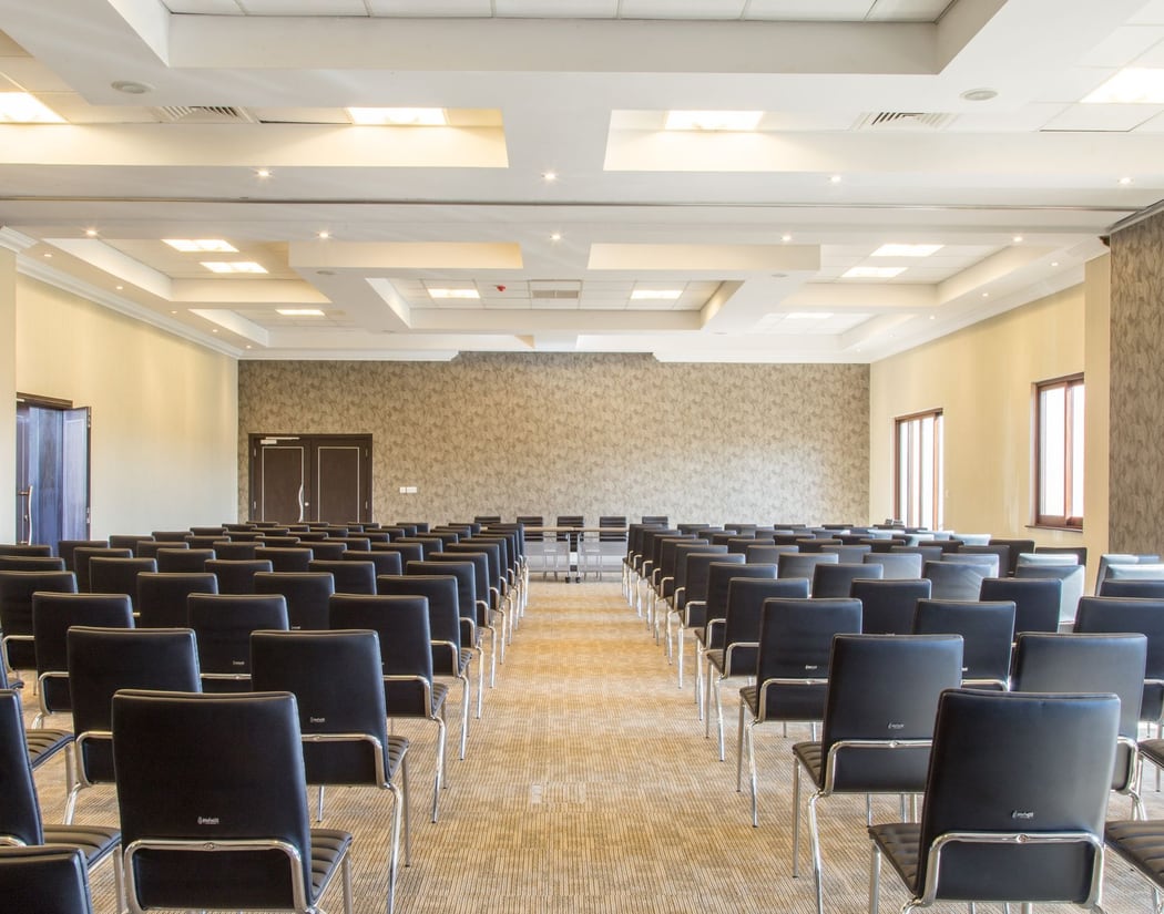 Corporate event and conference setup
