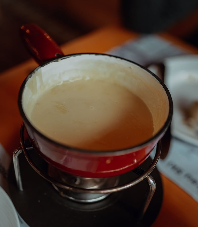 Cheesy Piri Piri Fondue